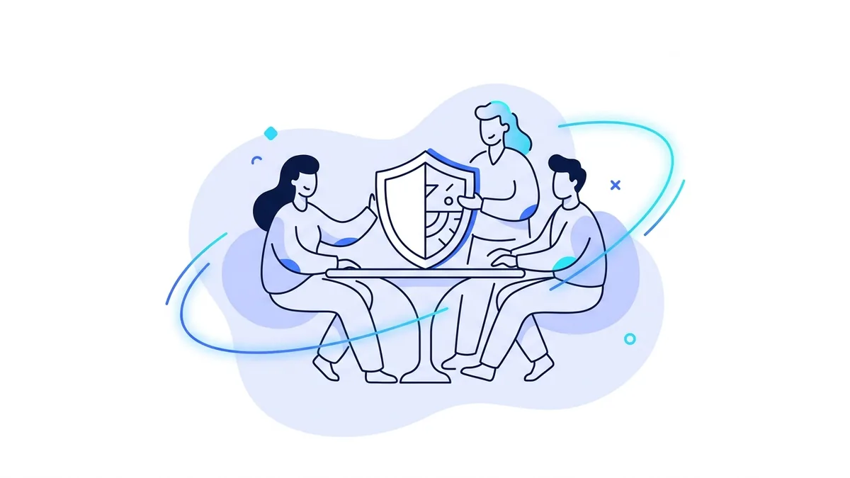 Illustration of the vpn.now principles: honest claims, minimal data, simple tools